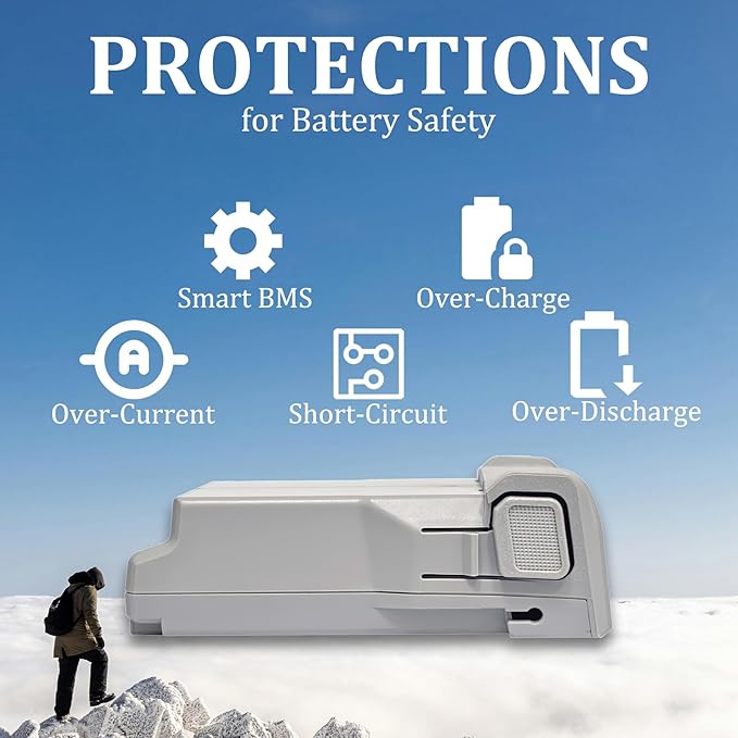 Mini 4 Pro Battery Plus for DJI, 2 Pack 3850mAh-7.38V Intelligent Flight Battery Plus for DJI Mini 3 Pro Series Drone Replacement