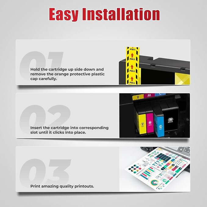 PGI-1200 XL Ink Cartridges MB2720 MB2120 Ink Compatible for Canon Maxify 1200 Ink Cartridges, Compatible with Maxify MB2720 MB2020 MB2120 MB2320 MB2050 MB2350 Printer (Black/Cyan/Magenta/Yellow)4 Pack