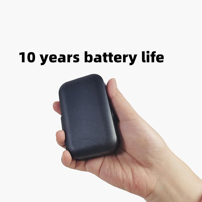 10 Years Long Life Battery GPS Tracker Item Finder, find car in Parking lot, no Subscription for Vehicles car ebike Truck Luggage School Bag Asset(iPhone)
