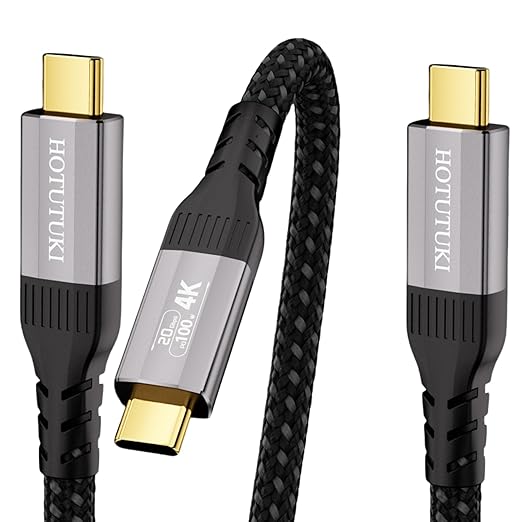 2-Pack 3.3FT USB-c Cables,20Gbps Data Charging Cable,100W USB 3.2 Gen 2 High Speed, 4K Video Monitor Cord, USBC Display Cable for Type-C Devices,USB c Cord Compatible with Thunderbolt 4/3