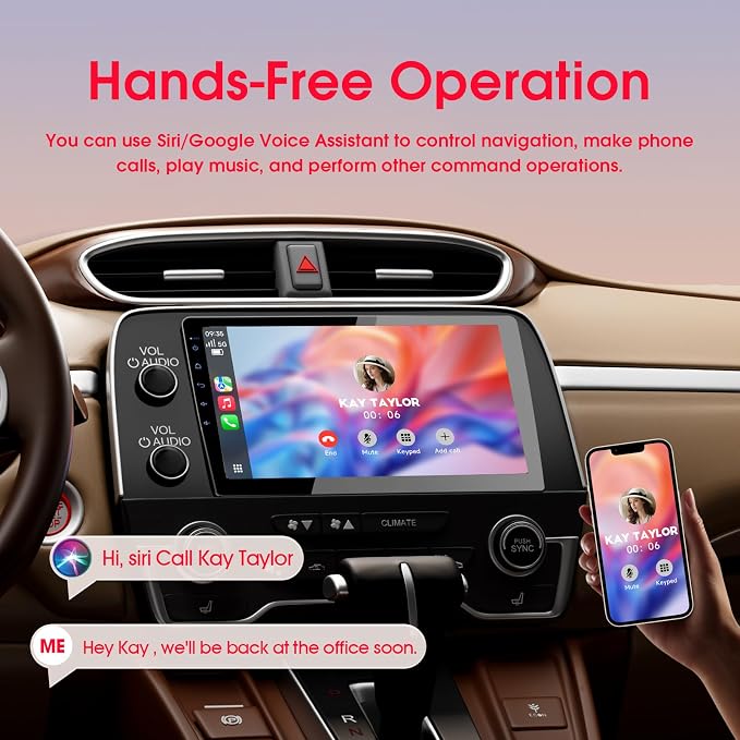 Haudio 10.1 Inch Car Stereo Double Din Radio Touchscreen with Backup Camera, Car Audio Support Wireless Apple CarPlay and Wireless Android Auto,Mirror Link,AUX,FM/AM|Double din car Radio
