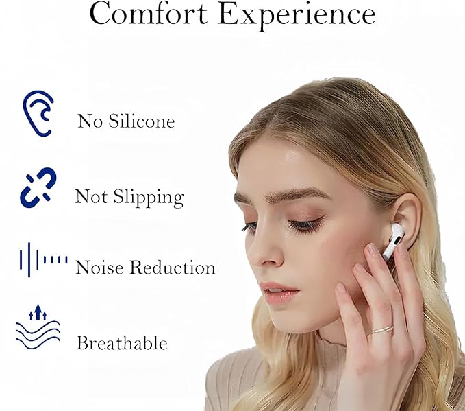 4 Pairs Small Memory Foam Ear Tips for AirPods Pro 1st & 2nd Gen, No Silicone Eartips Pain, Better Noise Cancellation, Replacement Buds with 3 in 1 Cleaner Kit, Fit in Charging Case,Gray