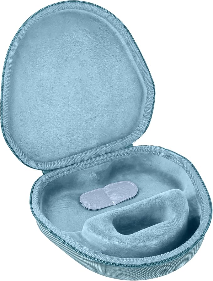 co2CREA Hard Case with Sleep Mode Replacement for Apple AirPods Max 2 / AirPods Max Wireless Over-Ear Headphones (Sky Blue Case)