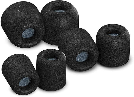 Comply Memory Foam Replacement Earbud Tips for Beats Powerbeats Pro, Beats Flex, Beats X, Powerbeats 1, 2, 3| Ultimate Comfort, Secure Fit, Superior Noise Isolation | Black (S/M/L) (3 Pairs)