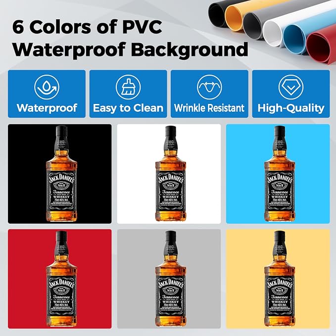Photo Light Box, Portable 12/16/20/24/32 Inch Photo Studio Light Box, Shooting Tent Kit with 243 Light Beads and 6 Color Backdrops.Lightbox with 3 Stepless Dimming Light Boards for Product Photography