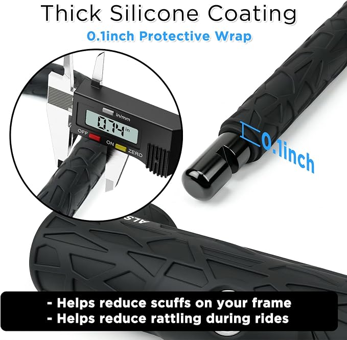 Bike U Lock with 5ft Cable U Lock Bike Bicycle Lock for Scooter Electric Scooter Patent Protected Textured Protective Sleeve 0.74 Inch Shackle 0.4 Inch Diameter Mounting Bracket 3 Keys