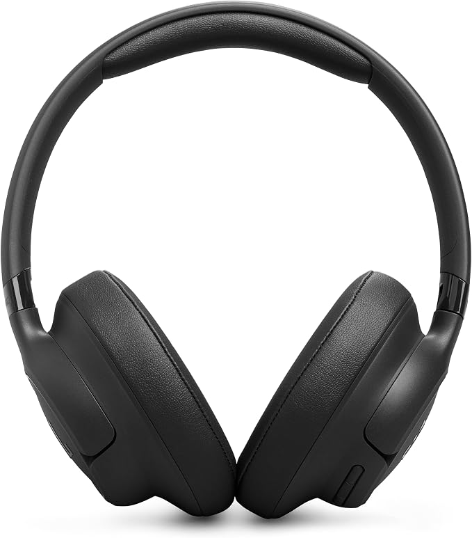 JBL Tune 730BT - Wireless Over-Ear Bluetooth® 6.0 Headphones with Powerful JBL Pure Bass Sound, 2 beamforming mics for Perfect Calls, Up to 76 Hours of Battery Life, & Multi-Point Connection (Black)