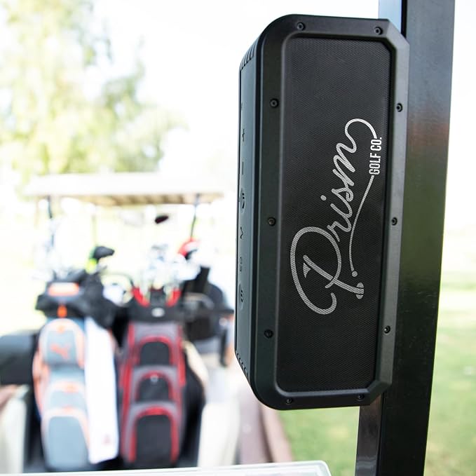 Magnetic Golf Cart Speaker Bluetooth, 40W Loud Golf Speaker, IPX7 Waterproof, Deep Bass, 30H Battery, EQ Settings, TWS Dual Pairing, Portable Bluetooth Speaker by Prism Golf Co.