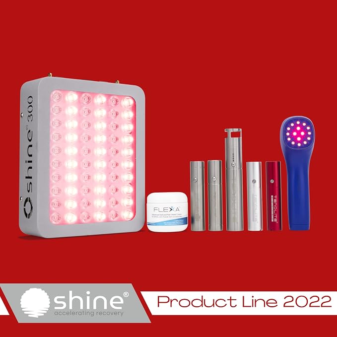 Red Light Therapy for Body - Clinical Grade Red Light Therapy - Triple Red LED Lights 660nm. Red Light Therapy Device Professional Joint and Muscle Care at Home - High Power for Fast Relief by SHINE