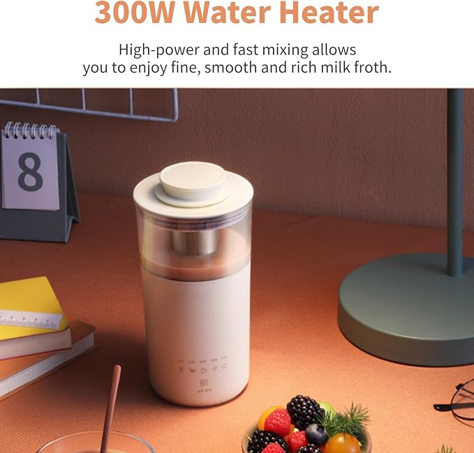 Electric Travel Kettle, Stainless Steel Portable Tea Coffee Maker with Magnetic Stirrer, Fast Boil & Temperature Control, for Home Office Travel (US Plug 110V)