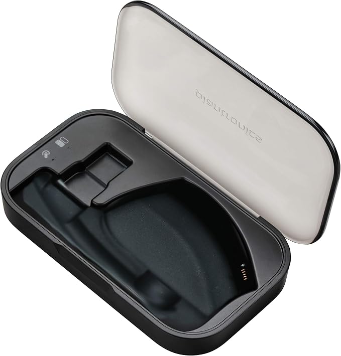 Poly (Plantronics + Polycom) Voyager Legend Portable Charge Case - Headset Case Charger, black