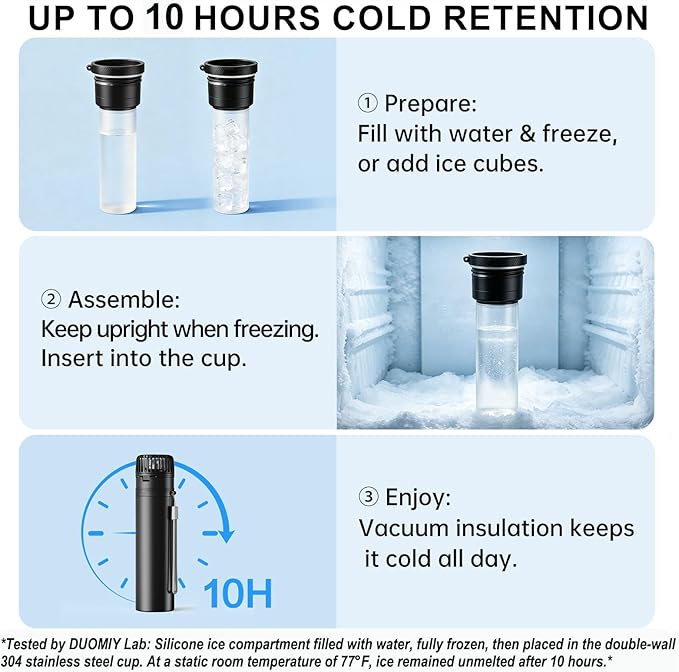 2-in-1 Handheld Fan & Ice Therapy Cup, 7000 RPM Cooling Fan with Long-Lasting Cold Retention, Personal Fan & Reusable Cold Compress for Sports Recovery & Heat Relief, Canada Theme