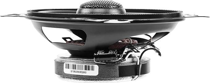 NVX NSP46 300W Peak (100W RMS) 4x6 2-Way N-Series Coaxial Car Speakers with 20mm Silk Dome Tweeters