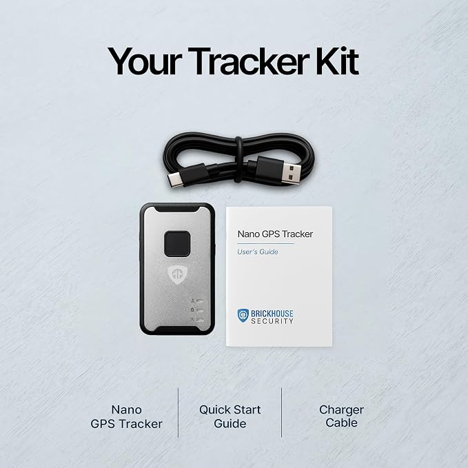 Brickhouse Security Spark Nano 7 GPS Tracker for Vehicles - Covert Car Tracker Device and Fleet GPS Tracker - GPS Tracking Device with App and 4G LTE Coverage in North America - Subscription Required