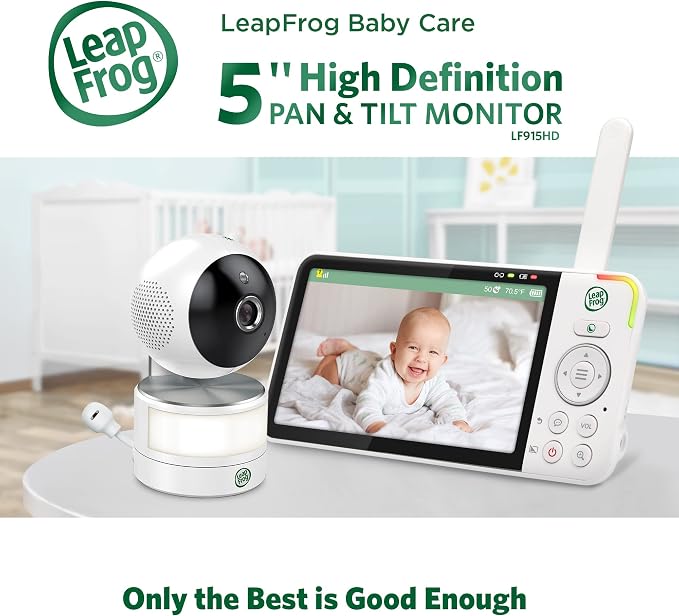 LeapFrog LF915HD Baby Monitor, 5" 720p Screen