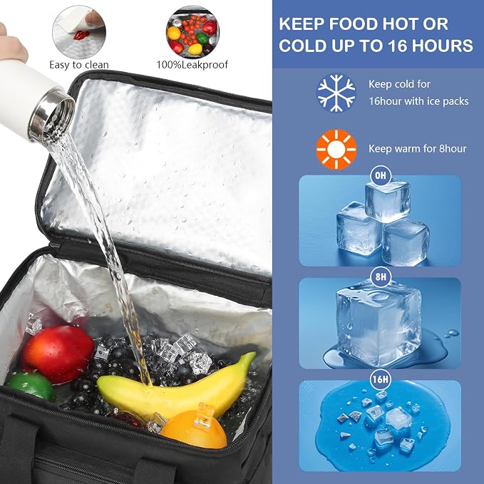 Tactical Cooler Backpack - 42 Cans Backpack Coolers Insulated Leak Proof for Men & Women, Soft Cooler Insulated Backpack for Lunch, Work, Camping, Hiking, Picnic, Beach & Travel