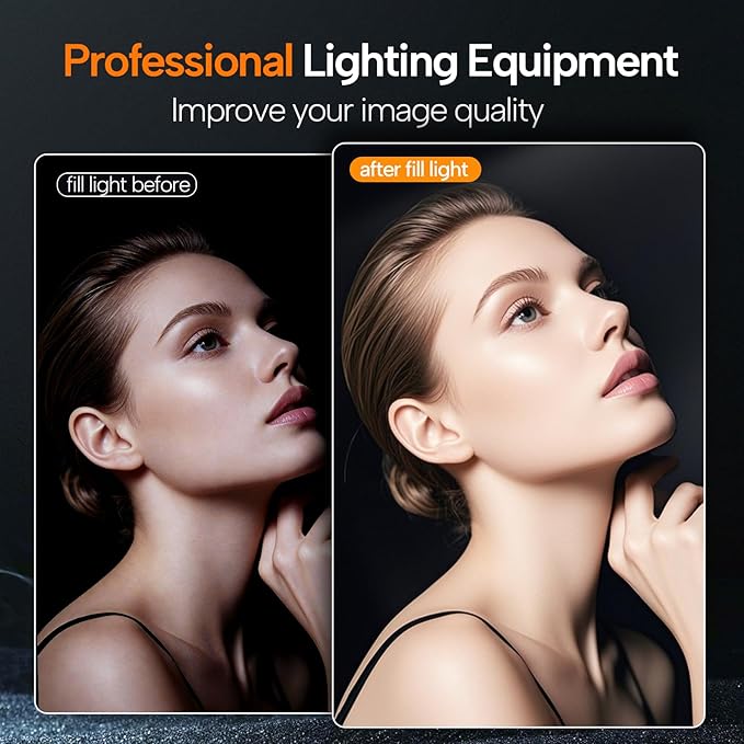 EMART 10" Ring Light with 55" Extendable Tripod Stands and Phone Holder, Dimmable LED Circle Round Light for Selfie Camera Photography/Makeup/YouTube Video/Vlogging/Live Streaming