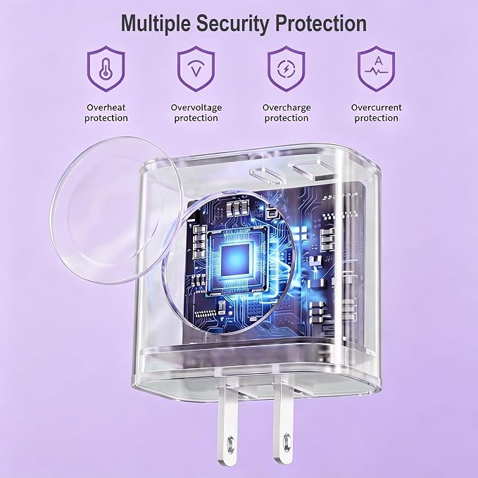 Charger Block for Apple Watch,23W PD 3 in 1 USB C Charging Block Build in Wireless Magnetic iWatch Charging Wall Charger Plug Cube Compatible with iWatch Series 11/10/9/8/7 Ultra 3/2/1,iPhone 17/16/15