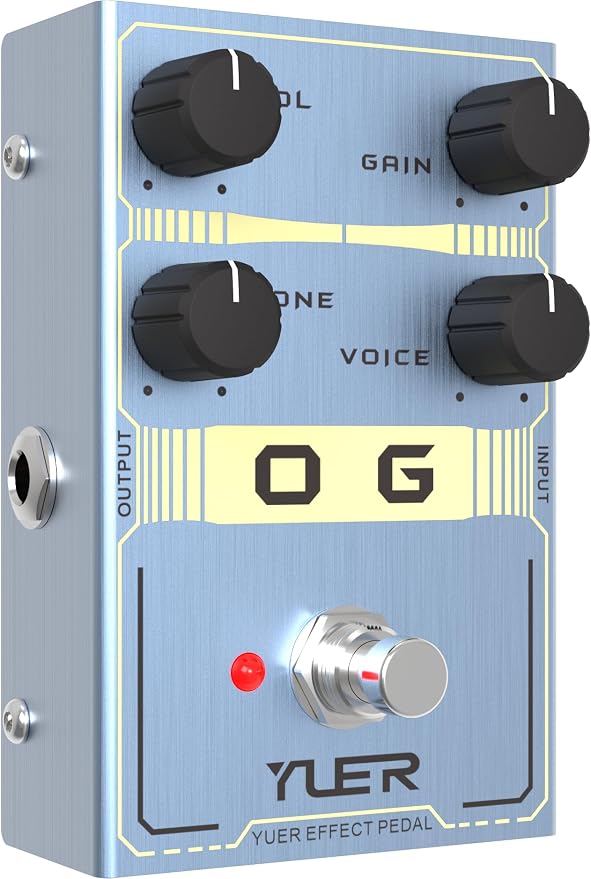 OG,Guitar Pedal,Electric Guitar Effects Pedal for Guitars and Bass Effect Pedals Mini Single Type DC 9V True Bypass