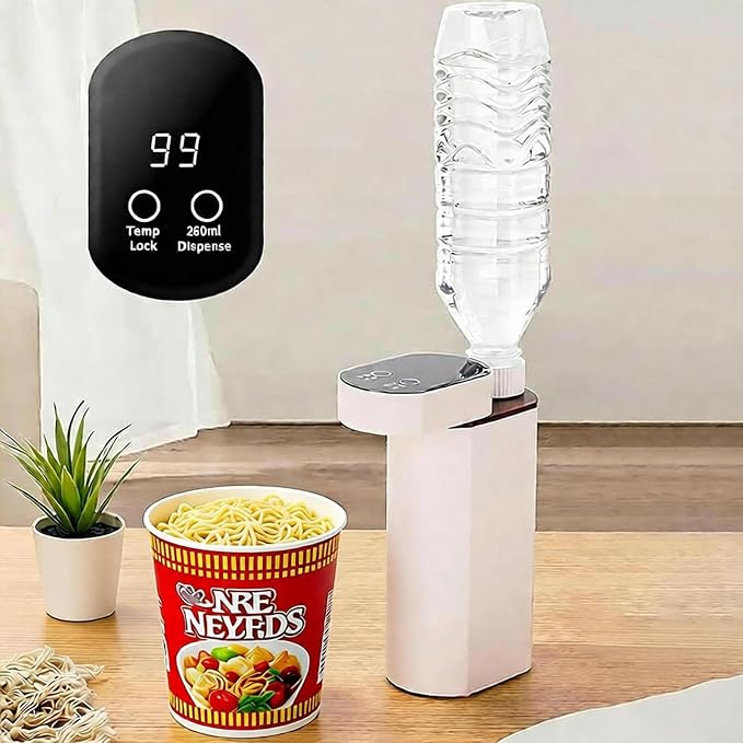 Instant Hot Water Dispenser Mini Portable Water Heater 2000W 3 Seconds Fast Heating Milk Tea Coffee 5 temperatures for Home Kitchen Hotel Office Camping Travel Hiking