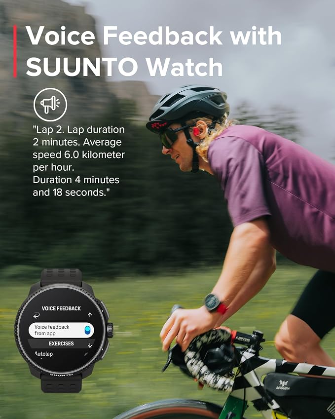 SUUNTO Wing Open-Ear Bone Conduction Headphone, Bluetooth Wireless Sport Headphone w/Head Movement Control, Built-in HD Mic, IP67 Sweatproof, Safety Lights, Total 30H Playtime w/Charging Stand, Lime