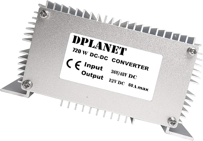 60A 720W 12v Golf Cart 48V 36V to 12V Converter Voltage Regulator Golf Cart Voltage Converter Waterproof
