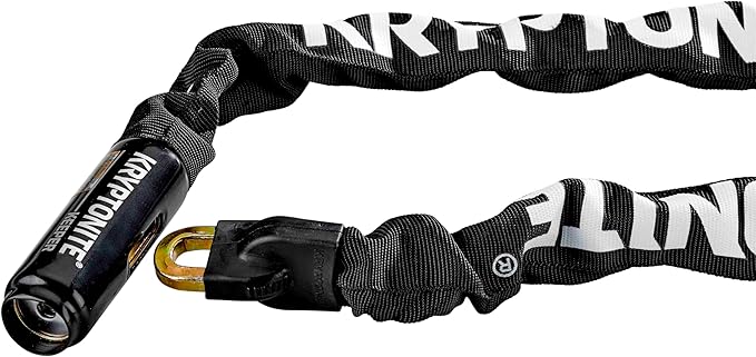 Kryptonite Keeper 785 Bike Chain Lock, 2.8 Feet Long Heavy Duty Anti-Theft Bicycle Chain Lock with Keys for Bike, Motorcycle, Scooter, Bicycle, Door, Gate, Fence | chain-bike-locks