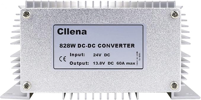 DC 24V to 13.8V 60A 828W Converter - Waterproof DC Voltage Regulator for Golf Cart