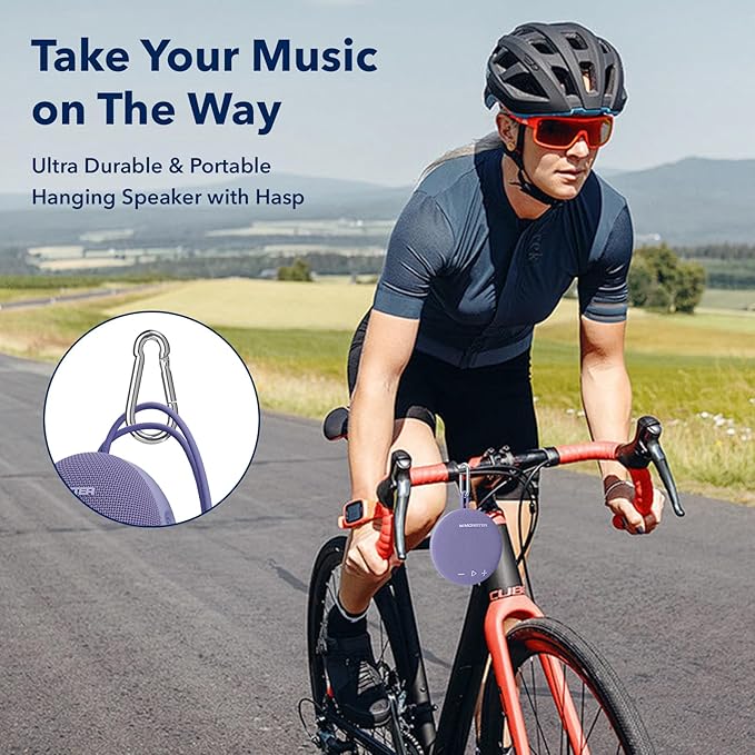 35W (peak) Monster Bluetooth Speaker, IPX8 Shower Speaker Waterproof, Bluetooth 5.4 with Loud HD Sound and Robust Bass, Extra Long Playtime Punchy, for Home, Beaches Portable Wireless Outdoor Speakers