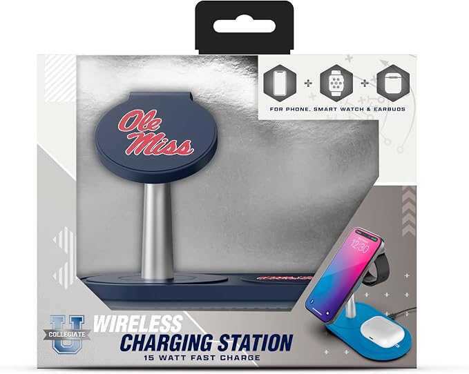 SOAR Collegiate 3-in-1 Wireless Charging Station