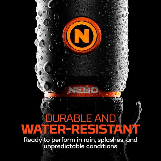 NEBO Torchy 3K Rechargeable Pocket Flashlight | 3000 Lumen Rechargeable & Portable Pocket Light with Clip, 5 LED Light Modes, Magnetic Base for Hands Free Use, Water & Impact Resistant