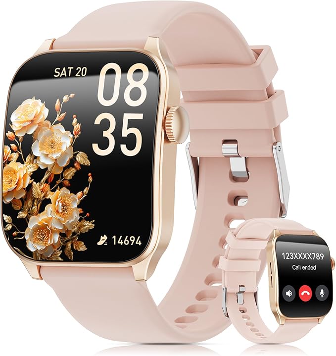 Smart Watches for Men Women, 1.91" HD Curve Screen Smartwatch (Answer/Make Call), Activity Fitness Tracker with Heart Rate Sleep Monitor Pedometer, 100+ Sport Modes, Smart Watch for Android iPhone