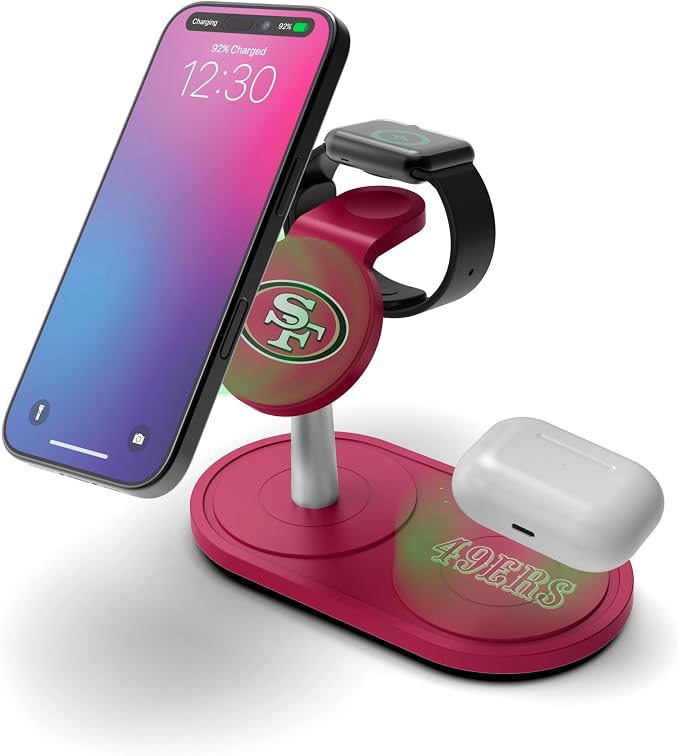 SOAR NFL 3-in-1 Wireless Charging Station