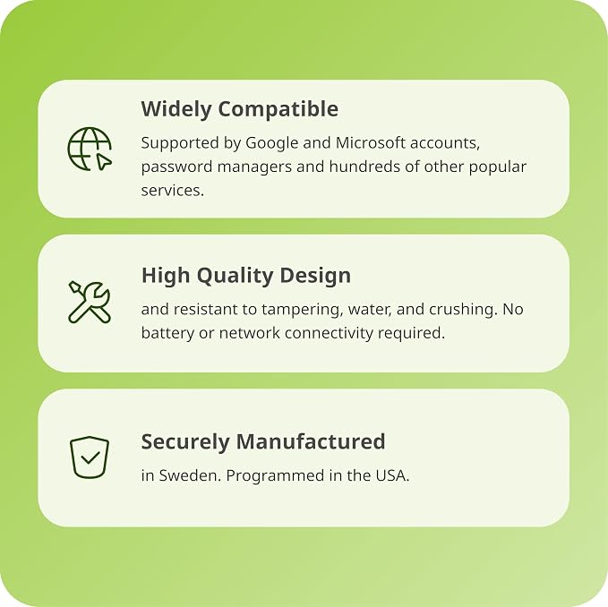Yubico - YubiKey 5C - Multi-Factor authentication (MFA) Security Key and passkey, Connect via USB, FIDO Certified - Protect Your Online Accounts (5C)