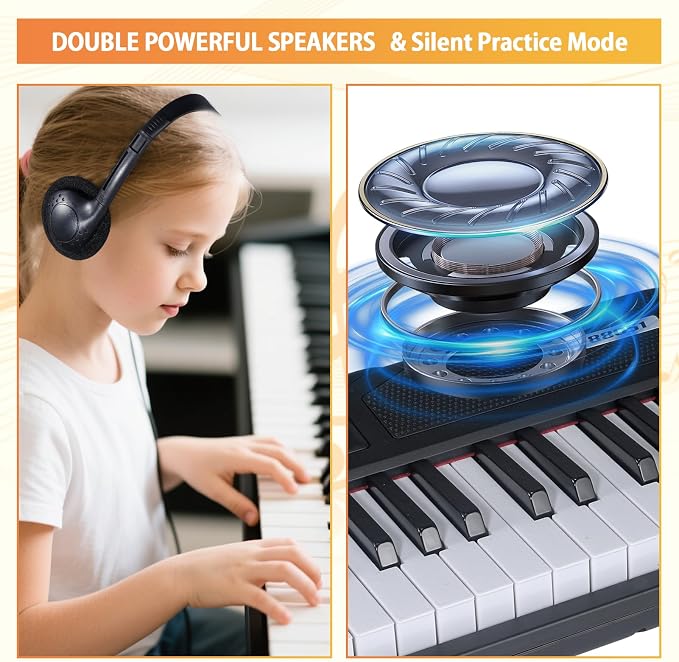 88 Key Piano Keyboard, Semi Weighted Electronic Digital Piano with Music Stand, Power Supply, Sustain Pedal, Bluetooth, Stand, MIDI, for Beginner Professional at Home, Stage