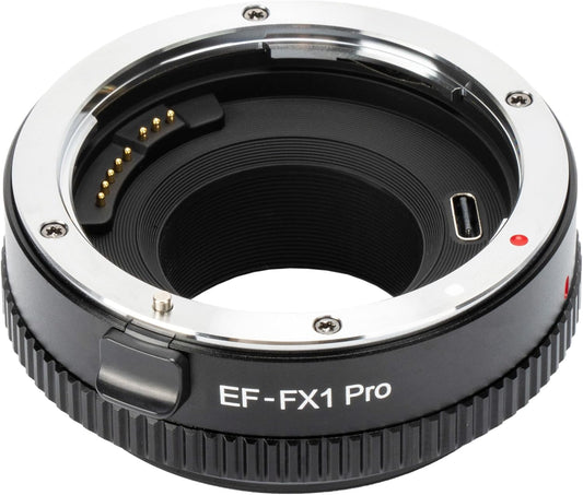VILTROX EF-FX1 PRO Auto Focus Lens Mount Adapter Converter with Aperture Control Compatible with Canon EF/EF-S Lens to Fuji X-Mount Mirrorless Camera X-H1 X-PRO2 X-T2 X-T3 X-T1 X-T20 X-T10 X-E2 X-E1