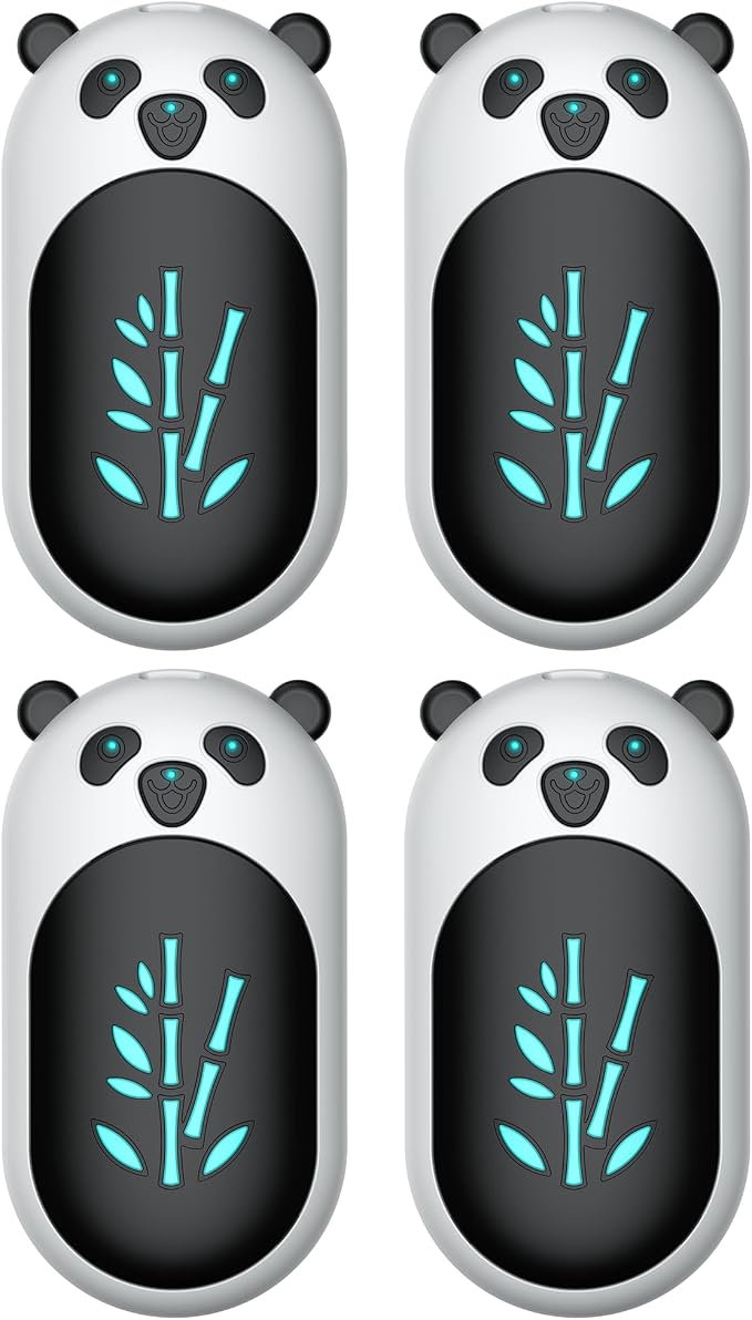 Hand Warmers Rechargeable 2 Pack, 6000mAh Electric Hand Warmer Reusable, 20Hrs Long Heating, Portable Pocket Heater Handwarmer for Women Men, Outdoor Camping, Hunting Gear