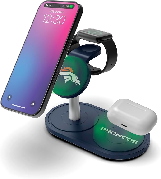 SOAR NFL 3-in-1 Wireless Charging Station