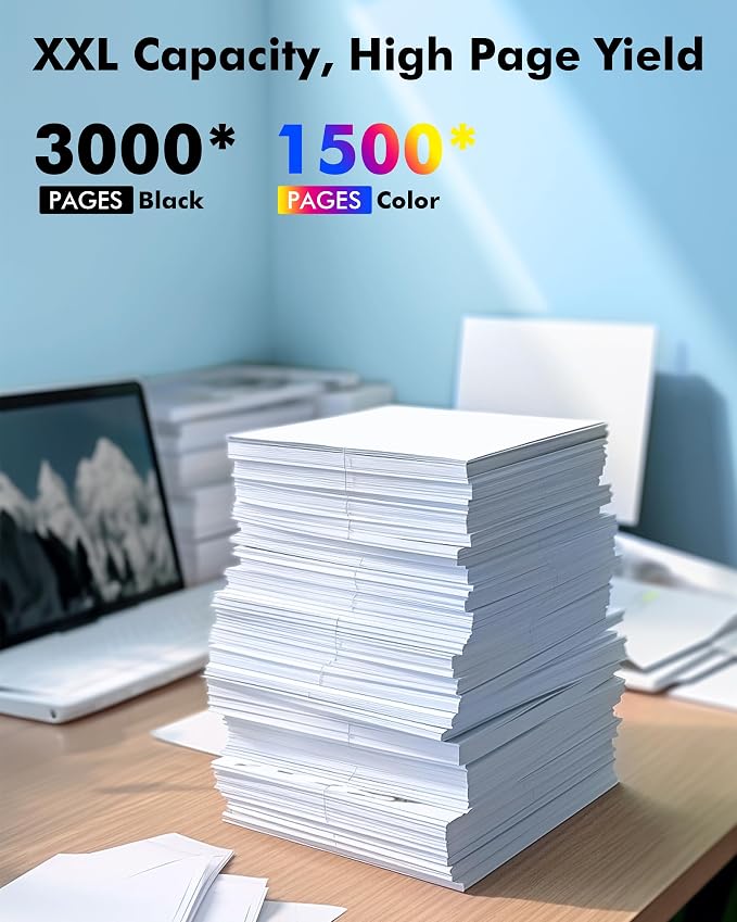 LC3029XXL Super High Yield Compatible Replacement for Brother LC3029 LC3029BK LC3029XXL to use with Brother MFC-J5830DW MFC-J5830DWXL MFC-J5930DW MFC-J6535DW MFC-J6535DWXL MFC-J6935DW (4PACK-BCMY)
