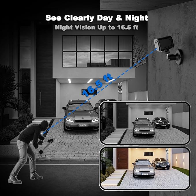 4G LTE Cellular Small Security Camera, No WiFi Security Camera with Night Vision, PIR Motion, SIM Card, 20-Day Battery Standby, Portable Magnetic Survelliance Cam for RV, Indoor, Barn, Farm