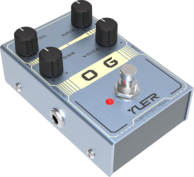 OG,Guitar Pedal,Electric Guitar Effects Pedal for Guitars and Bass Effect Pedals Mini Single Type DC 9V True Bypass