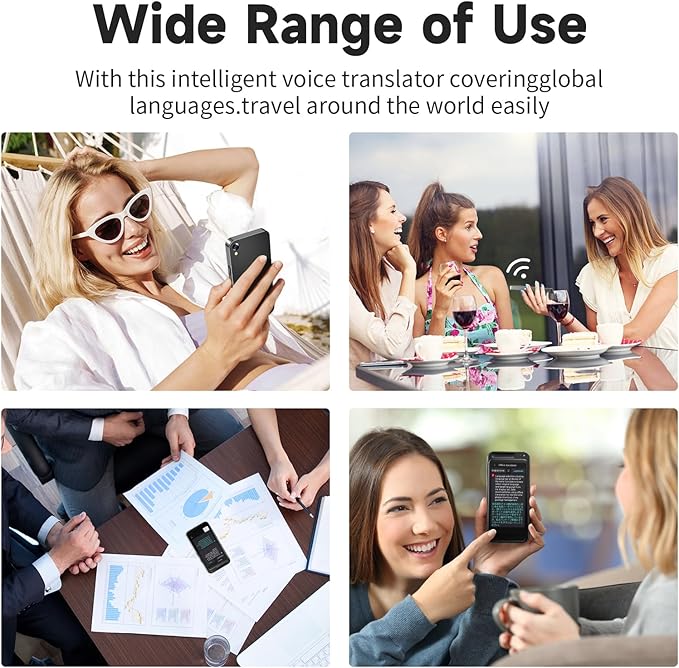 Language Translator Device No WiFi Needed, 150+ Languages Translation in Real Time for Voice/Text/Photo/Offline, Upgraded AI Translator Support ChatGPT, HD Touch Screen for Business Learning Travel