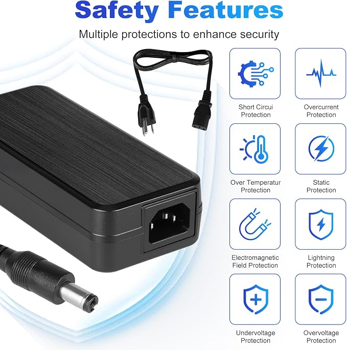 48v 5amp Power Supply/fosi 48v Power supplyfor Home Audio Devices, Bluetooth Stereo Receivers, Amplifiers, Mini Hi-Fi Class D Integrated Amps