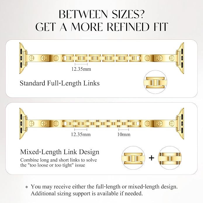 Missair Slim Bands Compatible with Apple Watch 38mm 40mm 41mm 42mm 44mm 45mm 46mm 49mm for Women, Thin Bracelet Dressy Designer Stainless Steel Metal Strap for iWatch Series 11 10 9 8 7 6 5 4 SE Ultra