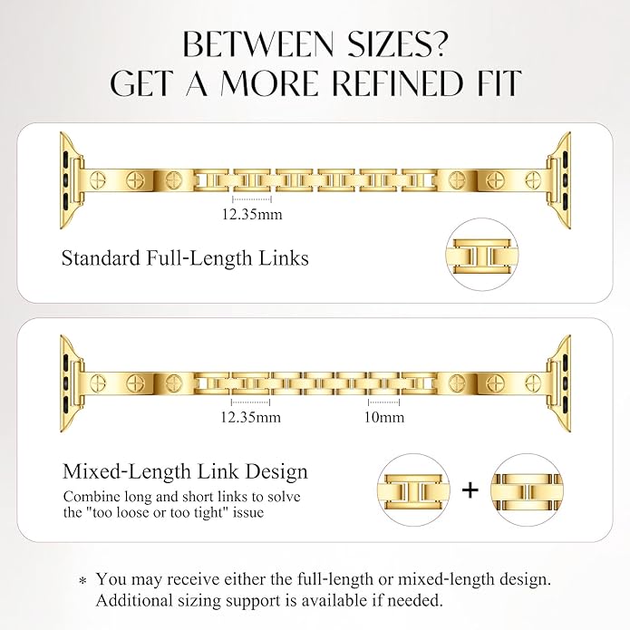 Missair Slim Bands Compatible with Apple Watch 38mm 40mm 41mm 42mm 44mm 45mm 46mm 49mm for Women, Thin Bracelet Dressy Designer Stainless Steel Metal Strap for iWatch Series 11 10 9 8 7 6 5 4 SE Ultra