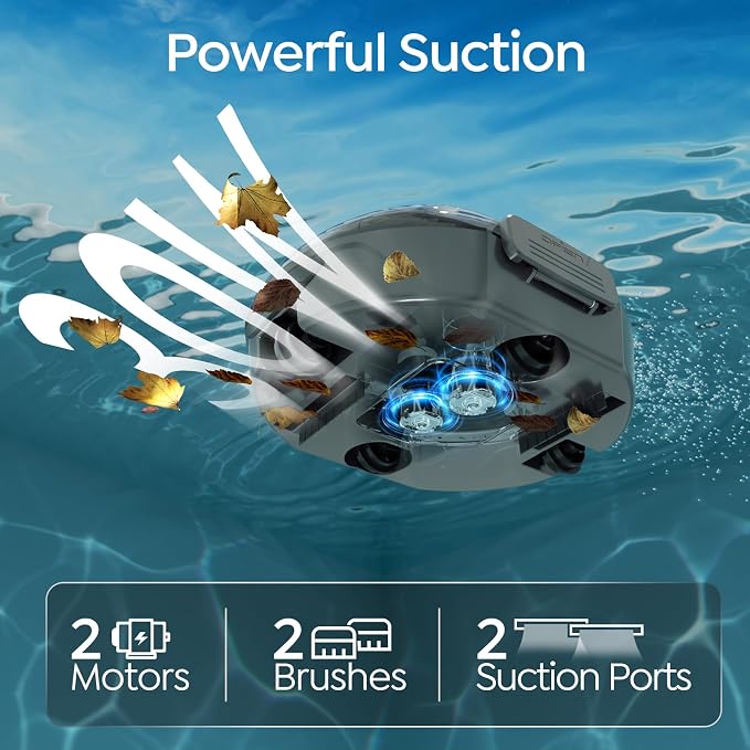 S2 Cordless Robotic Pool Cleaner Dark Gray