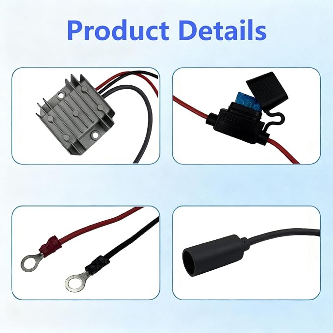 Starlink Mini Booster 12V-24V to 30V 3.5A, Waterproof Power Adapter, Female | Waterproof, Booster Converter Wire, Suitable for Automobiles, Camping and Other Outdoor Environments