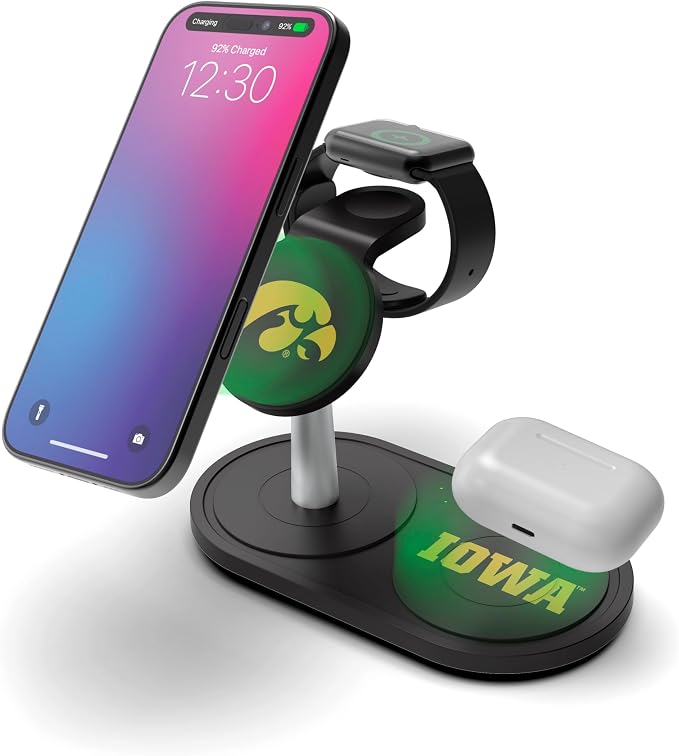 SOAR Collegiate 3-in-1 Wireless Charging Station
