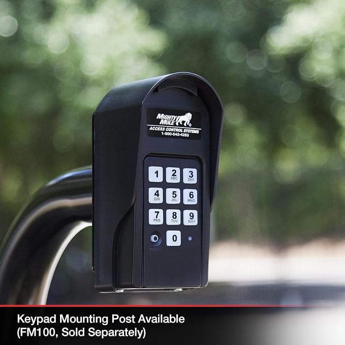 Mighty Mule Wireless Digital Keypad (FM137), Black, 25