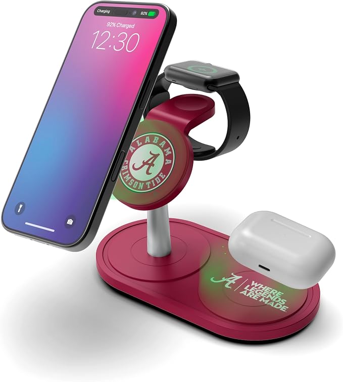 SOAR Collegiate 3-in-1 Wireless Charging Station